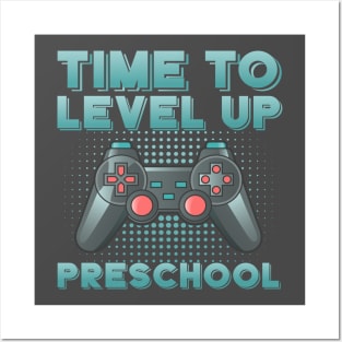 Time to level up pre-school Posters and Art